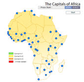 Hauptstädte von Afrika