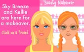 Make-up für Sky Breeze und Kellie